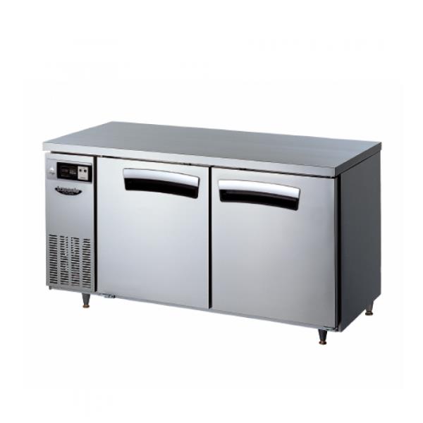 직냉식 올스텐 업소용 테이블형 냉장고 412L 2도어 가로 1500 자동성에X