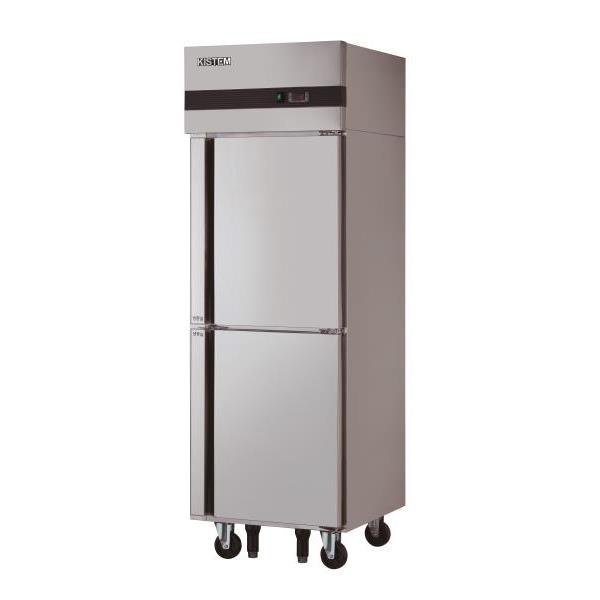 직냉식 디지털 업소용냉장고 냉동전용 수직형 25박스 2도어 올스텐 369L
